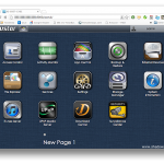 Large application icons. Seems like they are optimised for touch device