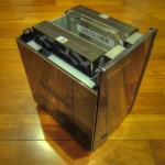 The drives are mounted vertically