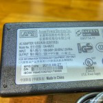Power adaptor rated at 12V 4A