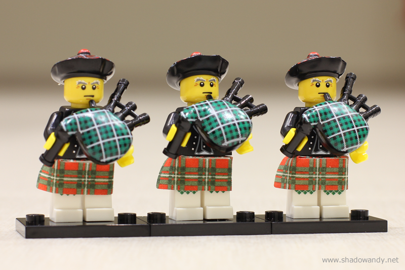 lego bagpiper minifigure