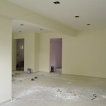 View of the living room from the TV area