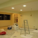 Cove lightings at balcony area