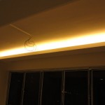 Cove lighting at the balcony.