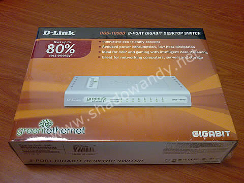 DGS-1008D (Green) - Package