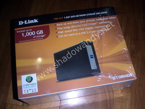 dns313_01 DNS-313 - The box