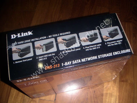 dns313_02 DNS-313 - Another view of the box