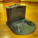 Charging home base for the Roomba. The Roomba will automatically dock when it run out of juice