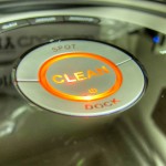 It lights up when charging. Orange = charging. Yellow = fully charged!