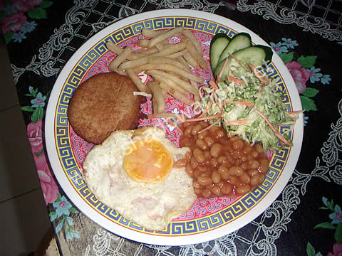 Vegetarian western food Vegetarian western food
